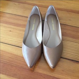 Audrey Brooke 8.5 Tan Leather Flats